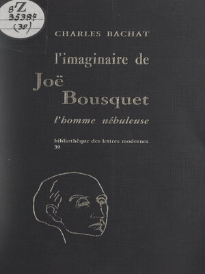 cover image of L'imaginaire de Joë Bousquet